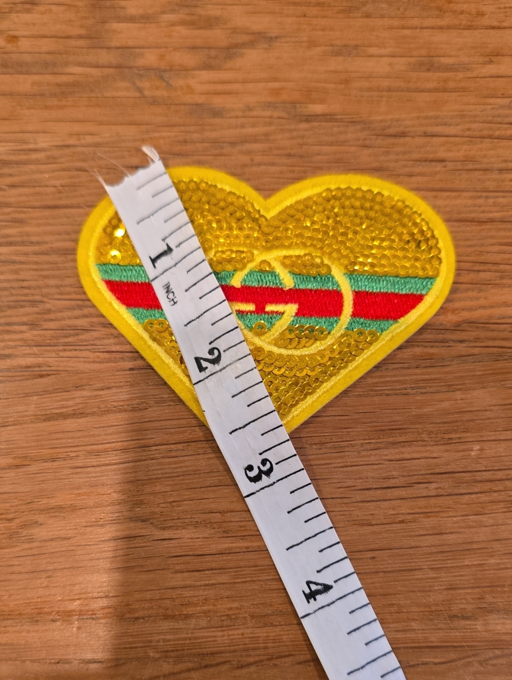 Heart Iron On Patch - Picture 4 of 4